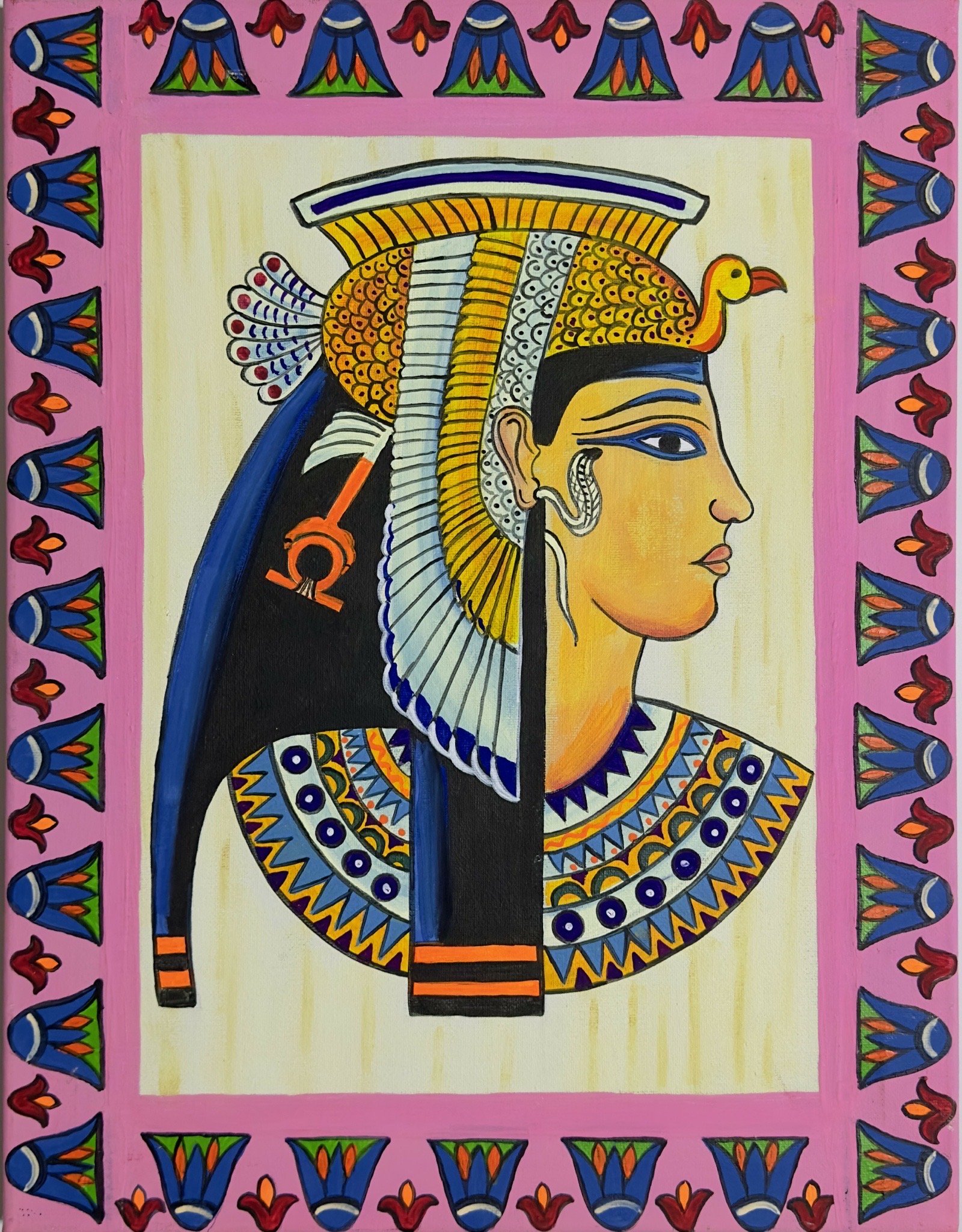 Egyptian Painting on Canvas