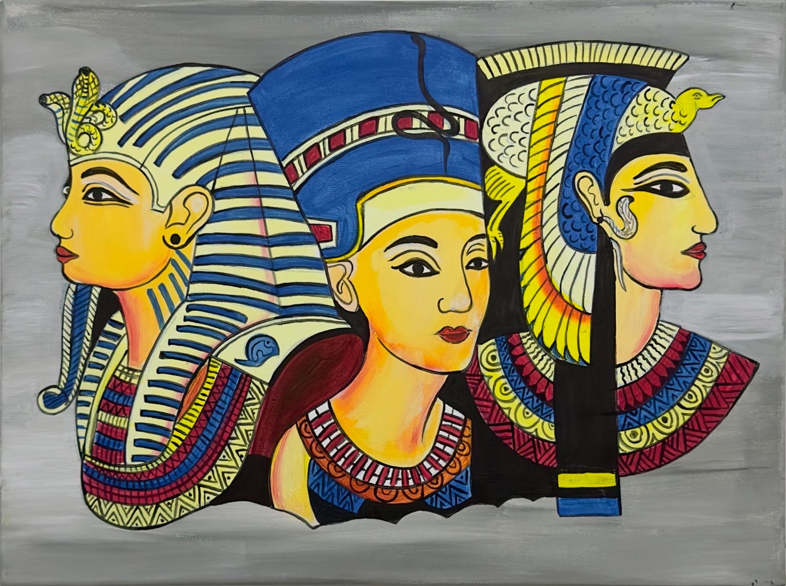 Egyptian Painting on Canvas