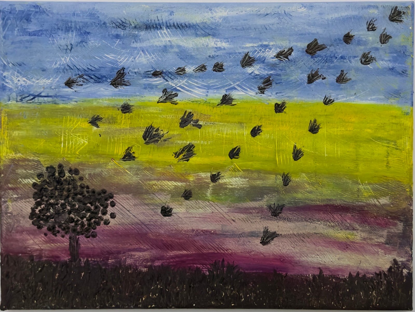 Modern Painting on Canvas