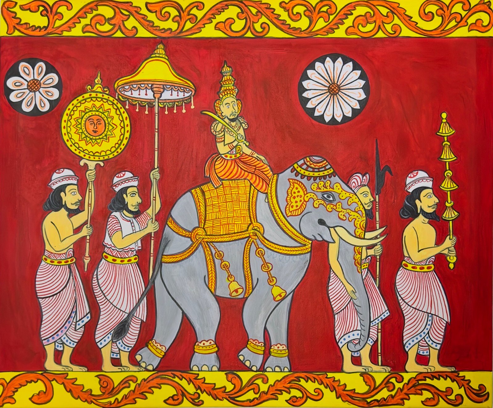 Kandy Perahera Painting on Canvas