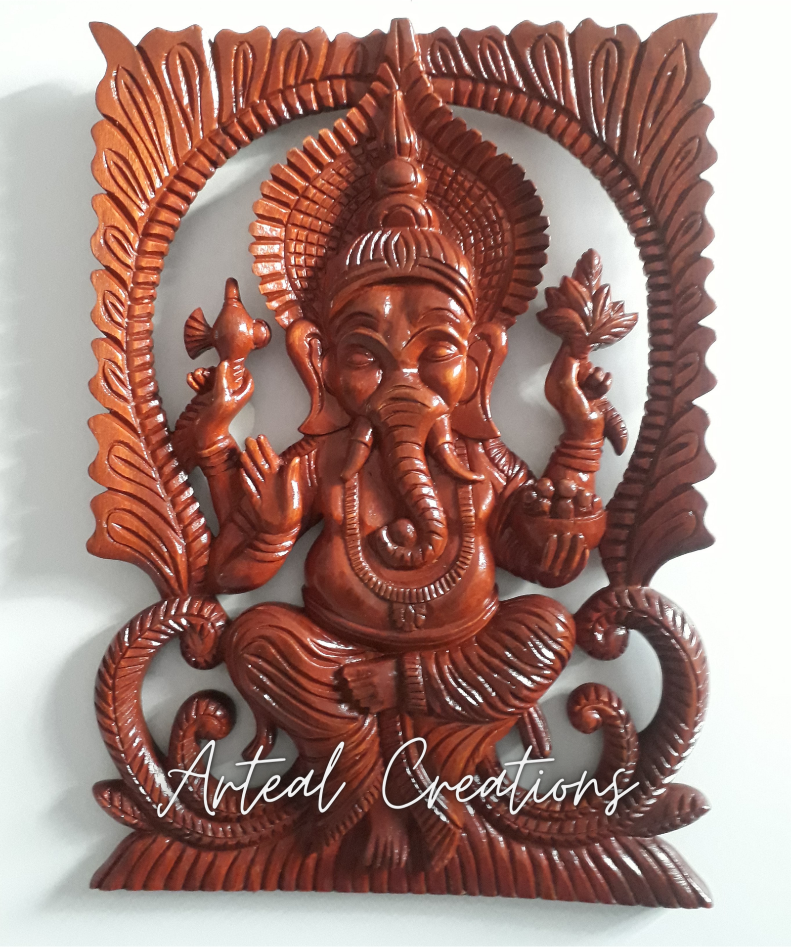Ganesha Wood Carving