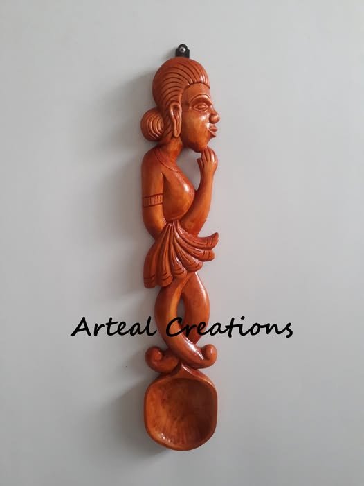 Wooden Fork and Spoon Wall Art